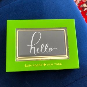 NWT Kate Spade card case